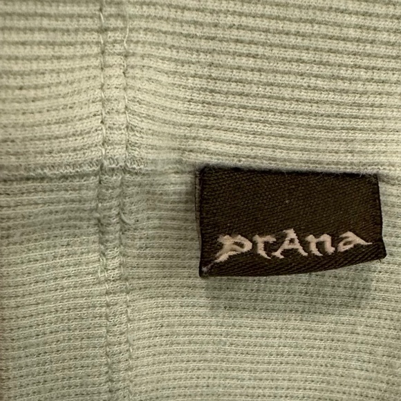 PrAna | Organic Cotton Long Sleeve Ribbed Shirt Light Green Women’s Medium - Picture 8 of 8